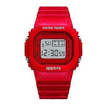 Esfera de color luminosa Alarma multifunción Relojes de vida Electrónica a prueba de agua