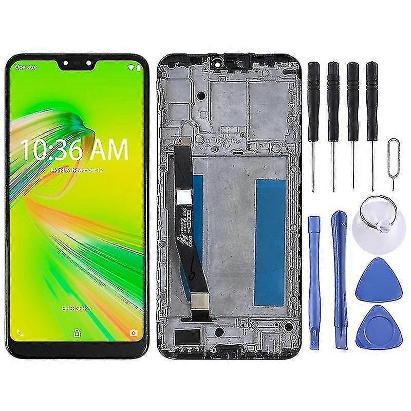 Oem Lcd Screen Compatible with Asus Zenfone Max Plus (m2) Zb634kl A001d Digitizer Full Assembly With Frameblack)