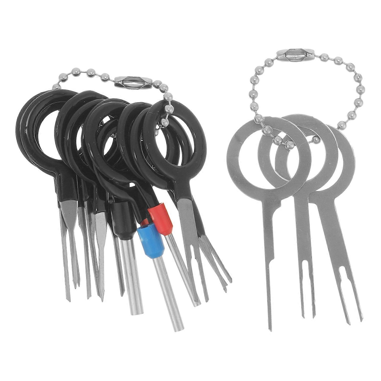 14pcs Car Terminal Pin Removal Tools Vehicle Terminal Pin Removal Tool Terminal Pin Extractor Tools
