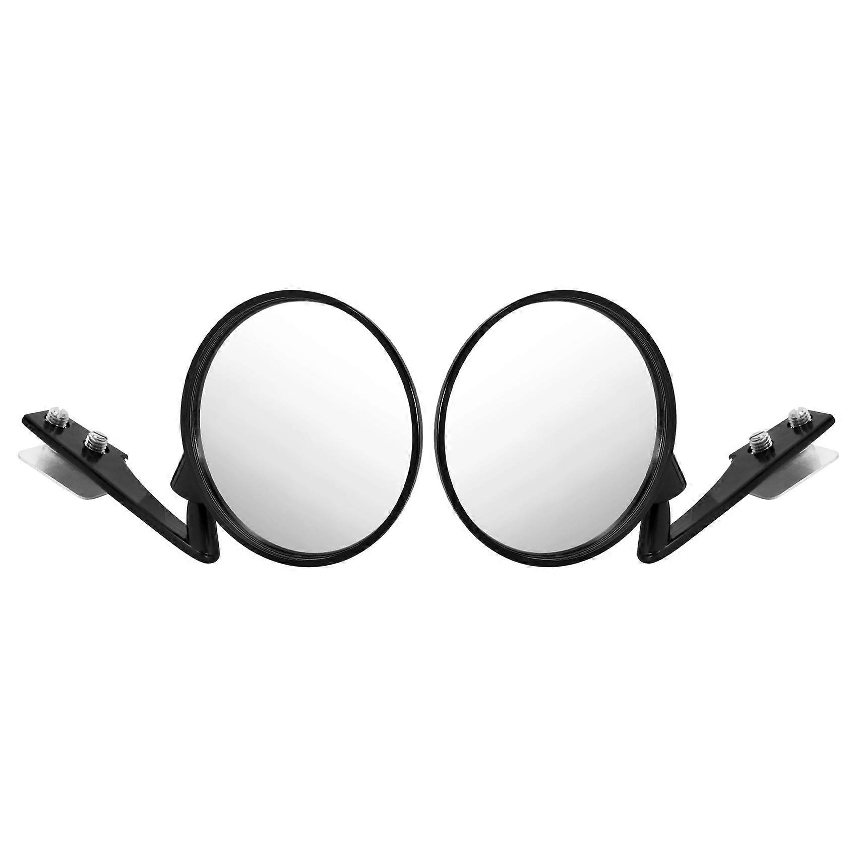 1 2 Car Blind Spot Car Side Convex Mirror Wide Angle Round Car Rear View Mirror
