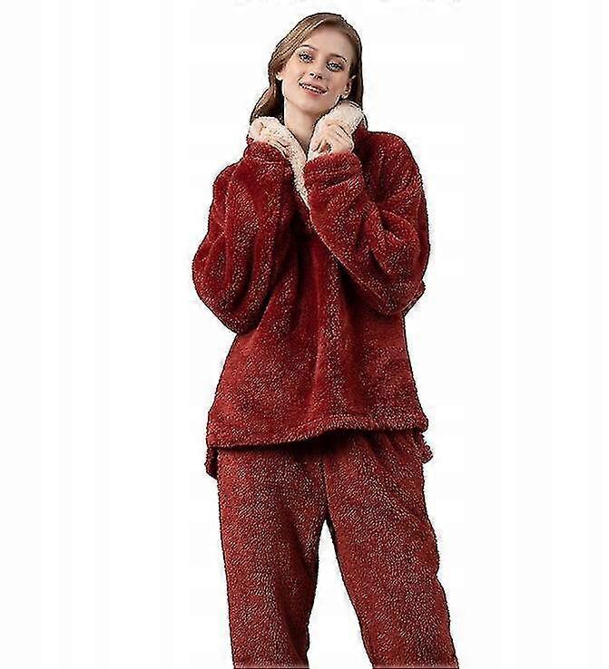 Women's Pajamas Fleece Soft Tracksuit Thick Warm