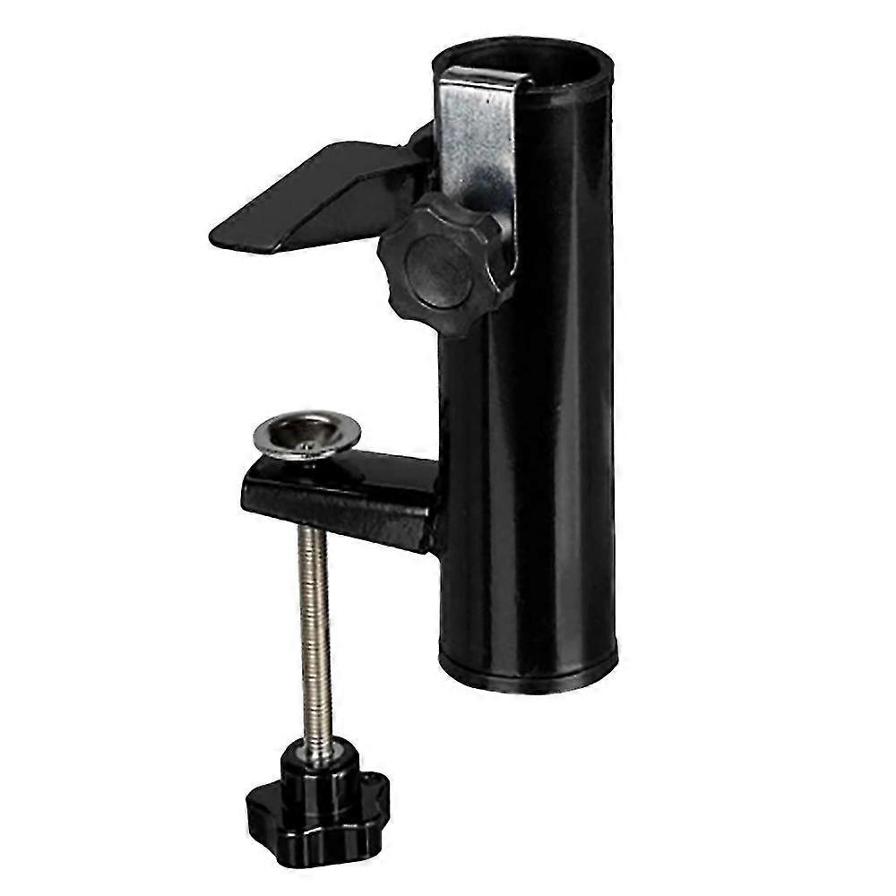 Portable Parasol Holder Bracket Umbrella Stand Fixed Clip Not Easy to Rust Support Stand for Courty