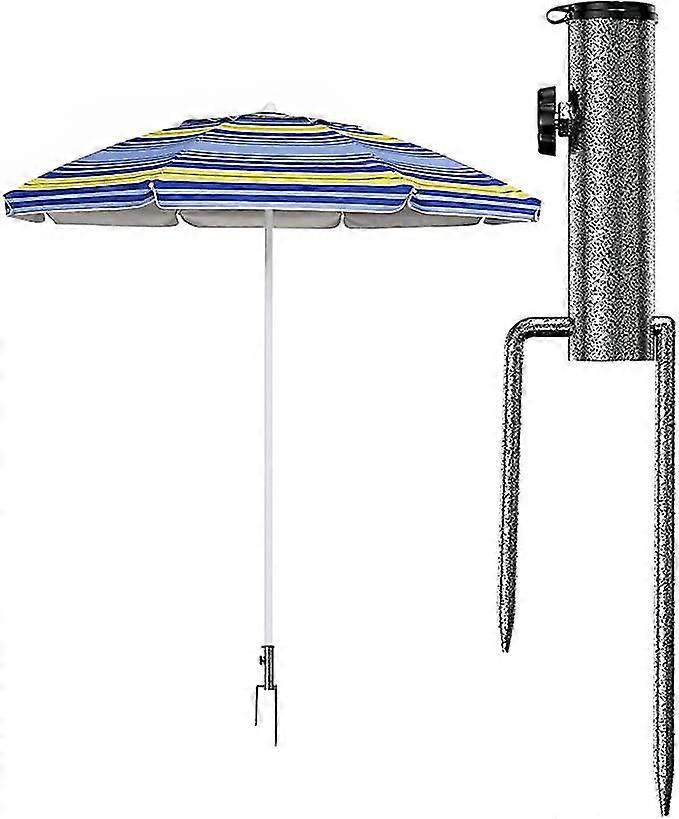 Rasendorn Parasol Stand Parasol Holder, Parasol Stand With Ground Spike For Parasol/garden Parasol/fishing Parasol