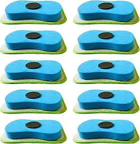 10Pcs Dry Erase Erasers Magnetic Chalkboard Eraser Detachable Blackboard Eraser Towel Chalk Cleaner for Classroom Office School