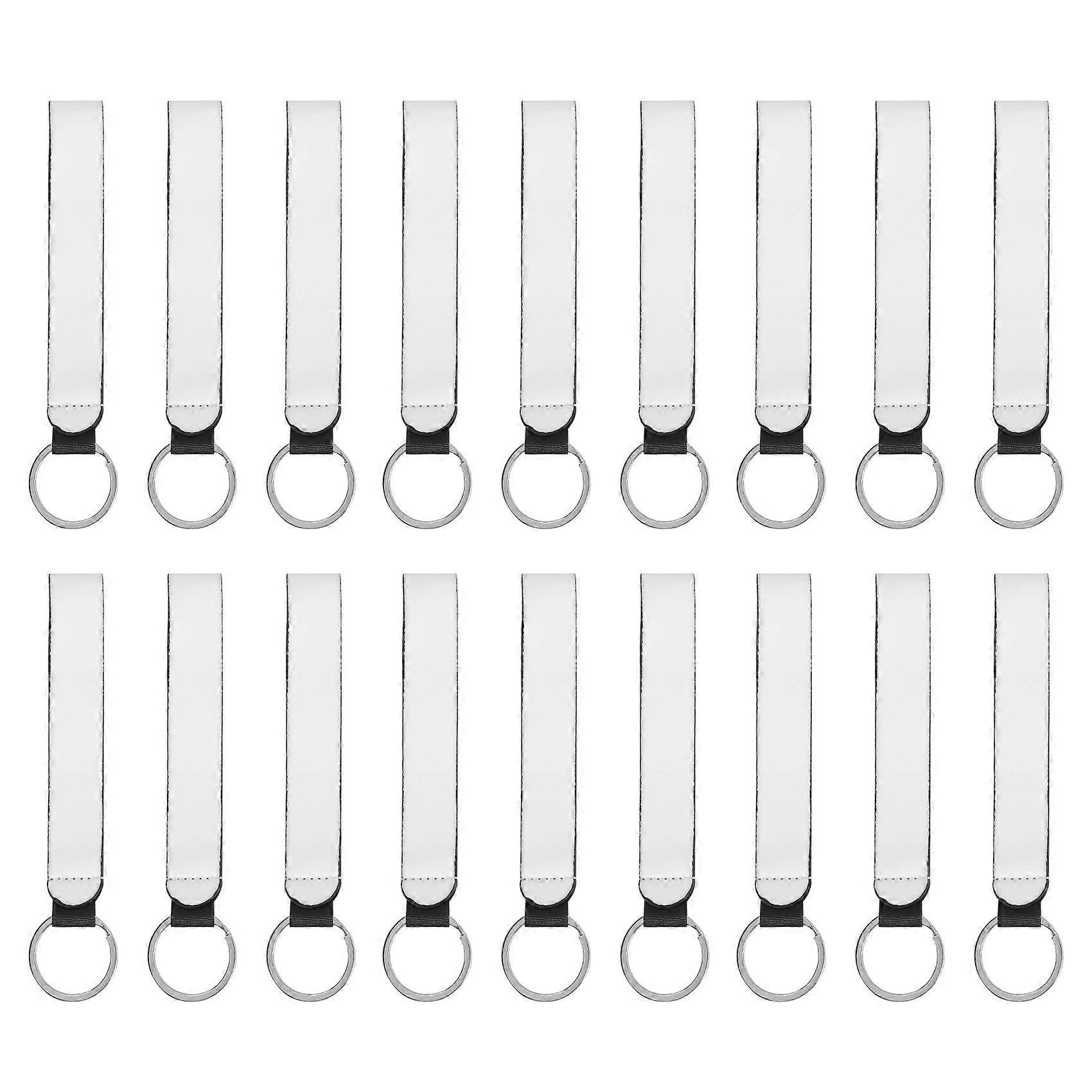 30 Pieces Sublimation Blank Wristlet Lanyards Strap Wristlet Keychain Wrist Lanyard Keychain Holder