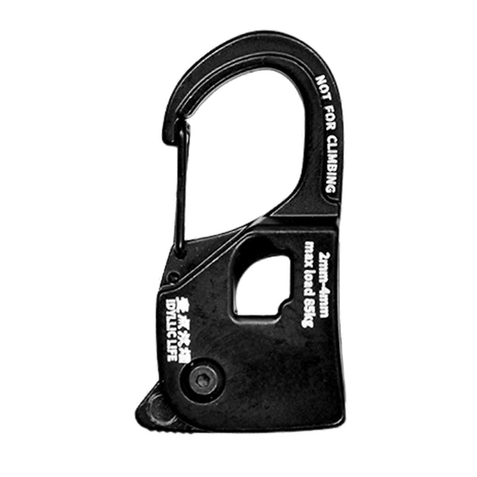 Tent Rope Tensioner Core Lanyard Adjuster Strong Load-bearing Compact Size Portable Reusable Tent Rope Adjuster Camping Gear Accessory