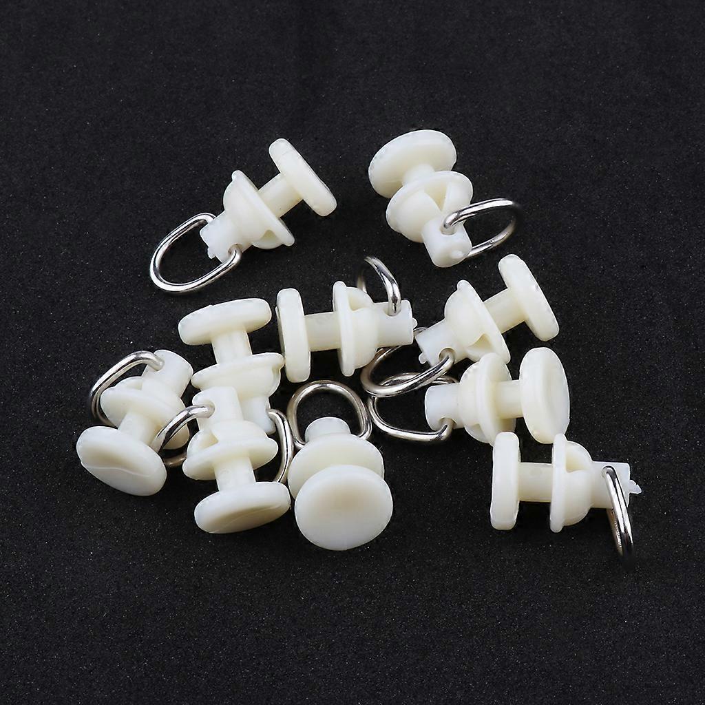 20 Pcs Curtain Track Glider Rail Runner Sliding Roller Hook Ceiling Carrier 15 mm for Curtains Drapes Sheer Valances