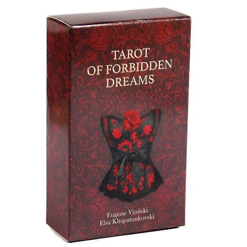 Tarot of Forbidden Dreams Deck Games English Version PDF Guidebook Magical Fate Divination Oracle Card Ancient Erotic Art Tarot
