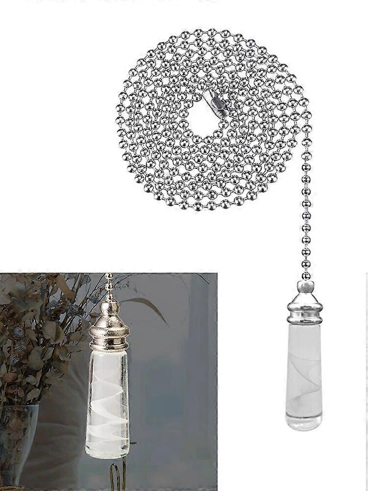 Crystal Pull Chain String For Ceiling Fan Light Switch Pull Chain Cord Handle For Bathroom Toilet Light Switch Chandelier Chain