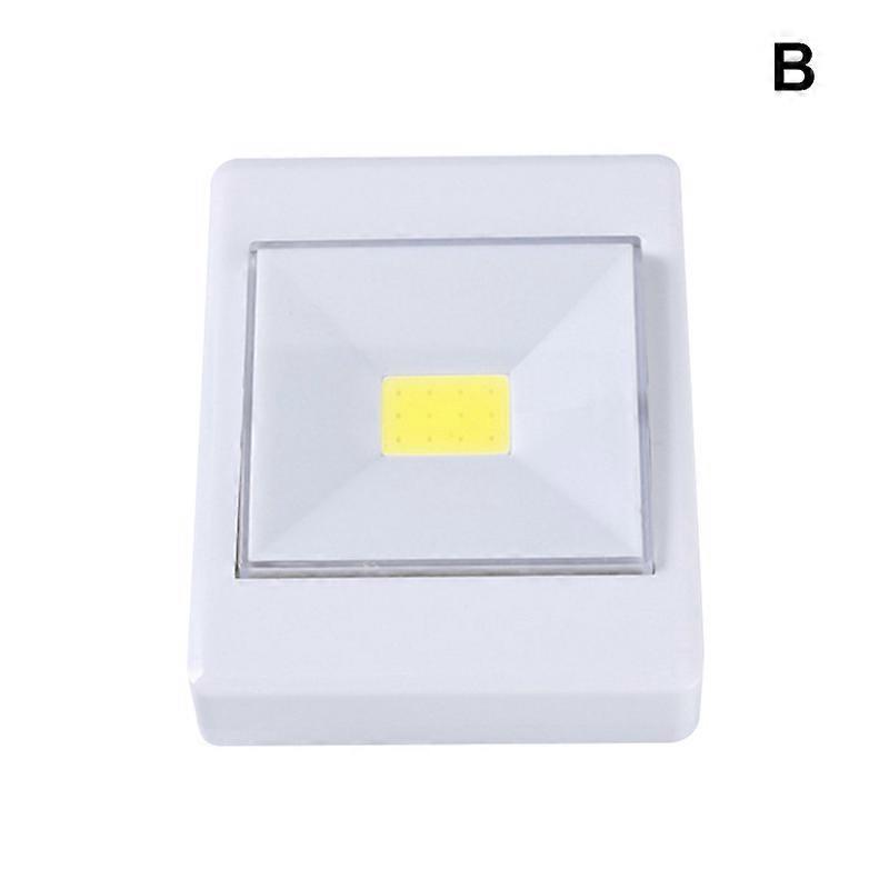 3W COB LED Wall Switch Wireless Closet Cordless Dimmable Night Light Battery Operated New