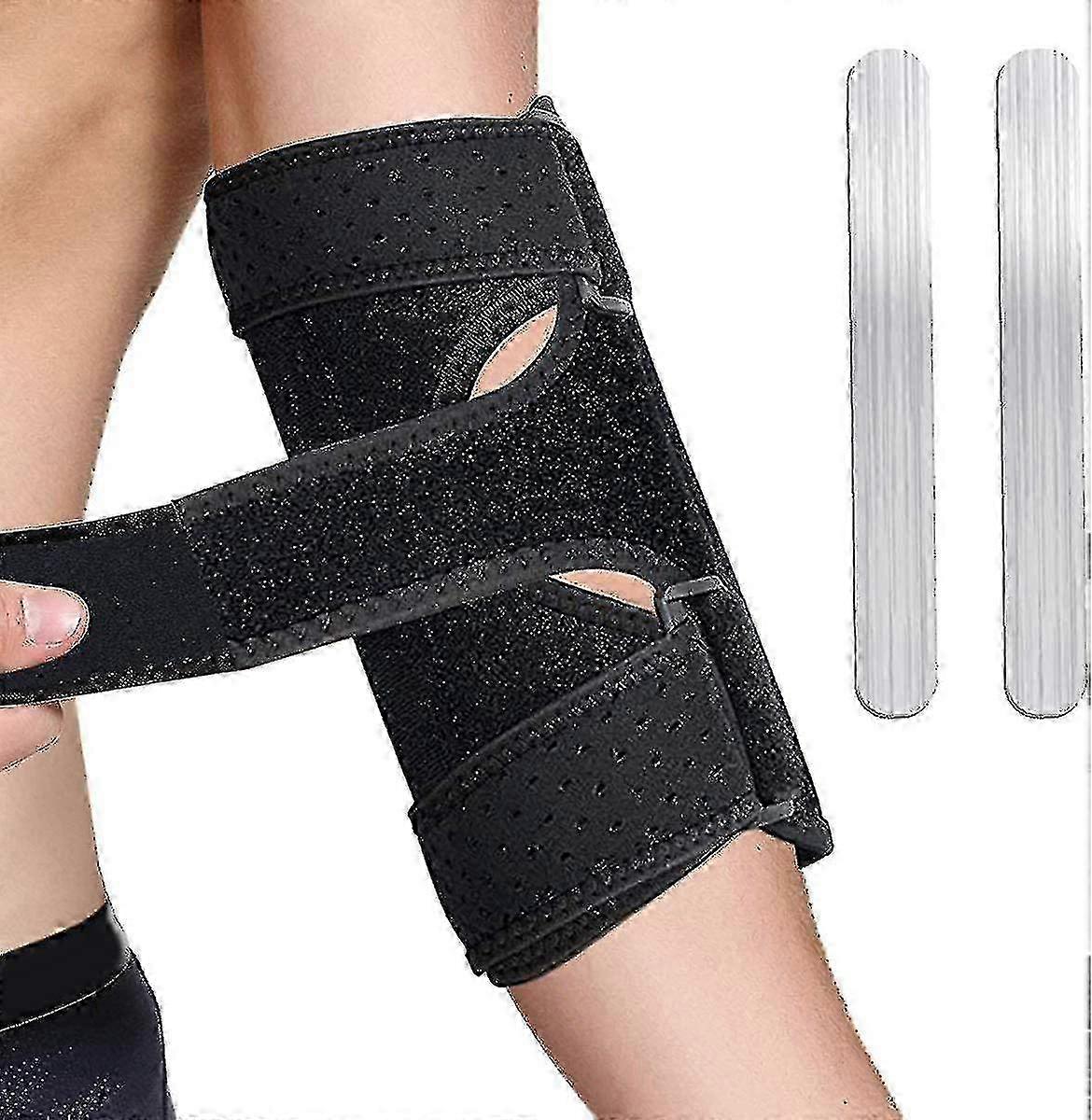Elbow Brace, Elbow Immobilizer, With 2 Removable Metal Splints