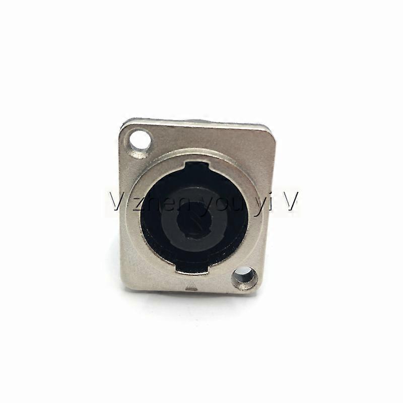 20PCS Fever-grade 4 core multimedia audio socket 4core speaker wire connector power amplifier ohm mother NL4FX NL4FC square seat