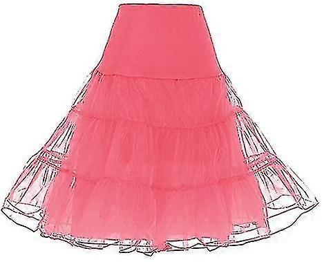 Women"s Vintage Rockabilly Petticoat Skirt Tutu 1950s Underskirt