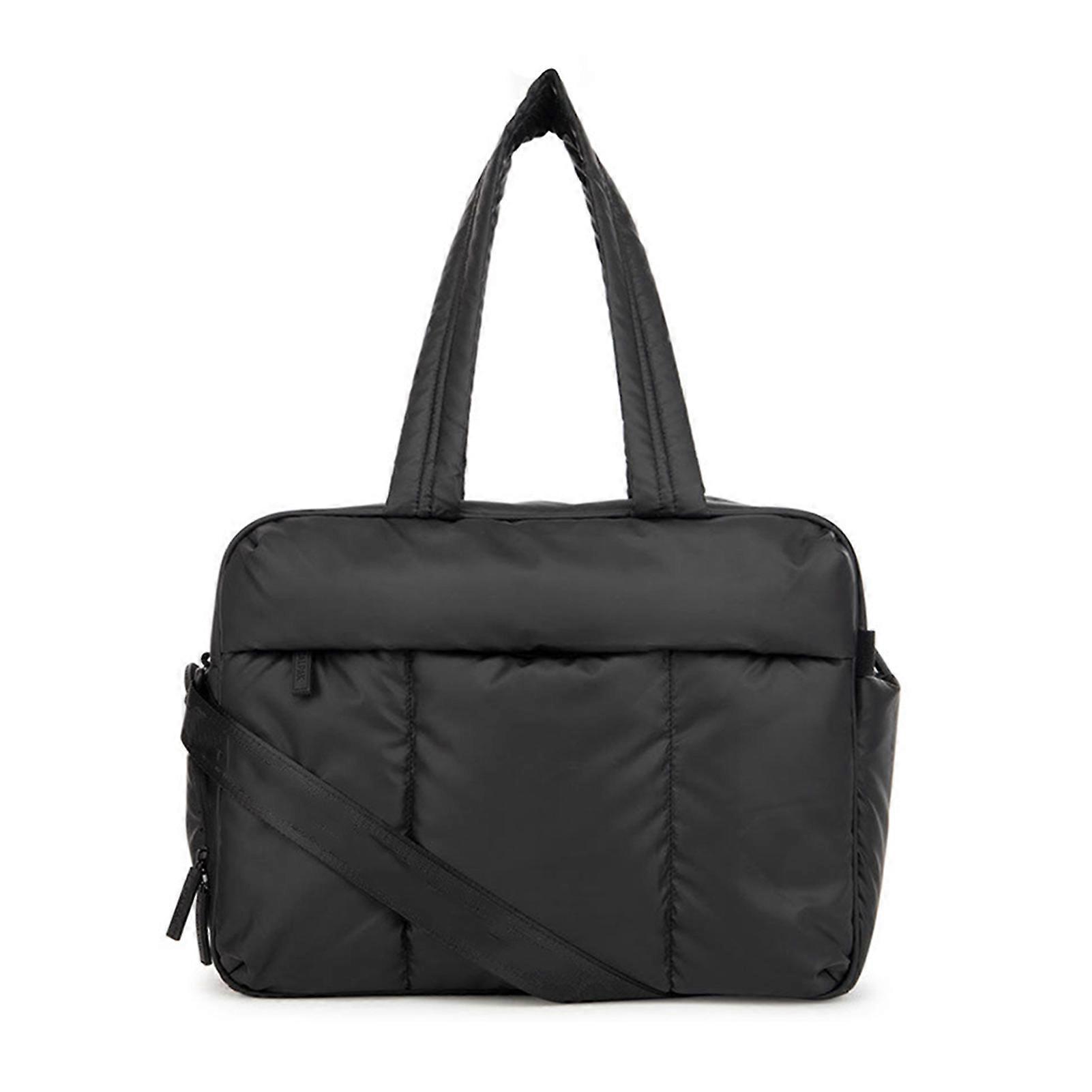Fashion Solid-Color Soft Tote Bag Dry and Wet Separation Trip Pack for Business Trip