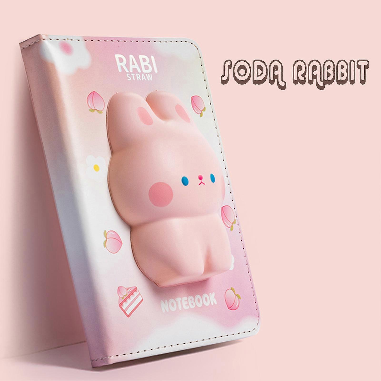 3D Cute Animal Squishy Diary Stress Relief Slow Rebound Journal Toy for Birthday Gifts New Year\'s Gifts