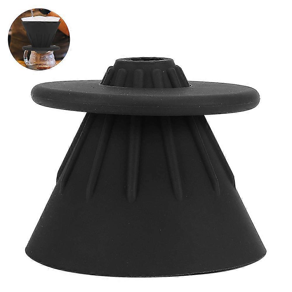 Pour Over Coffee Dripper Stainless Steel Reusable Coffee Filters Single Layer Coffee Dripper Maker No Blockage Metal Cone With Non-slip Cup Stand And