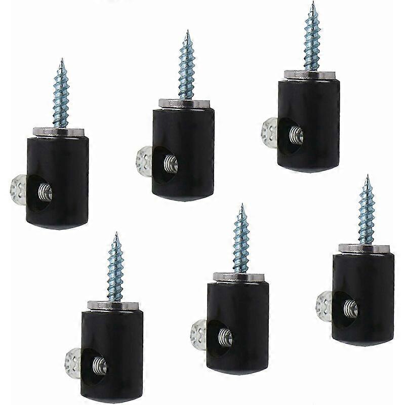 6 Pack Chandelier Lighting Hooks,Chandelier Hook,Ceiling Light,Cable (Black)
