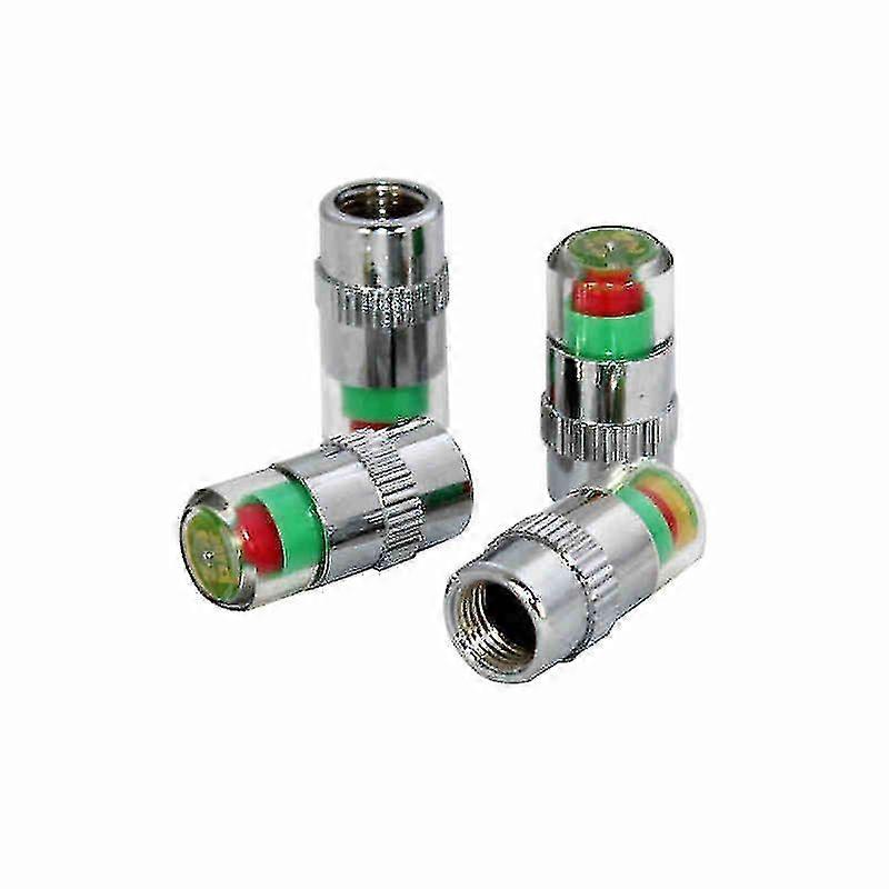 Auto Car Tire Pressure Monitor Indicator Valve Cap(8pcs, Multicolor)