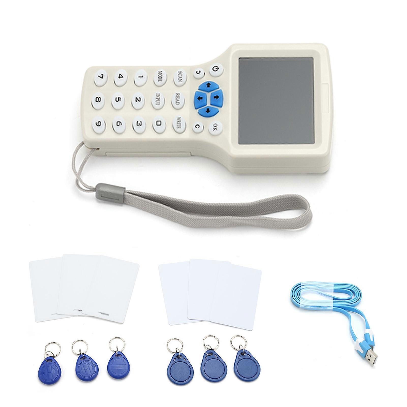 English Multi frequency RFID  Id IC Card Reader Writer Copier Duplicator