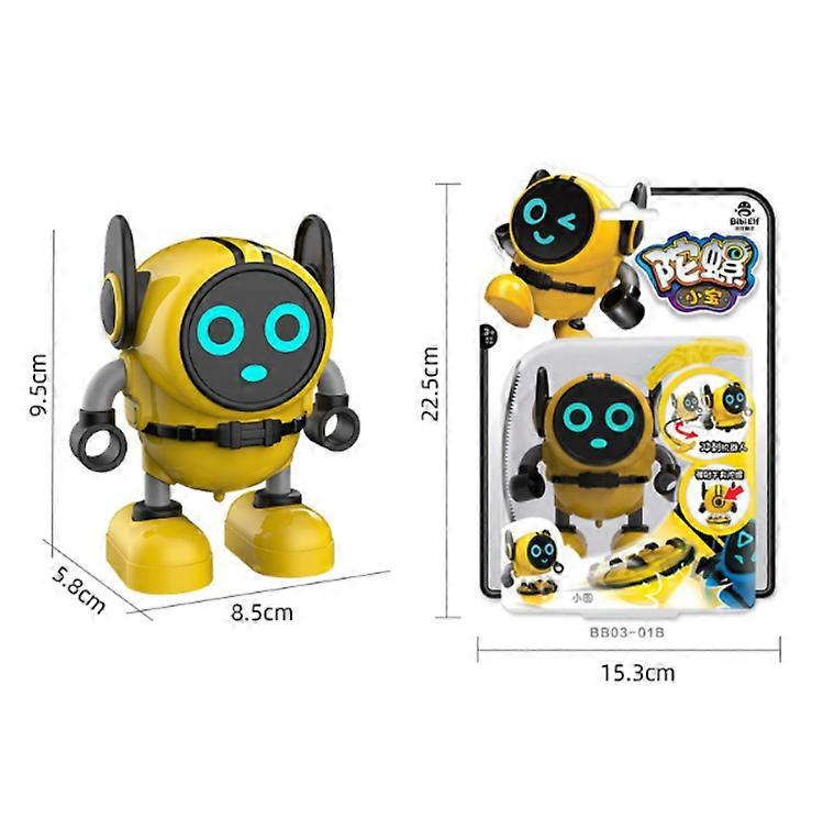 Børns legetøj snurrende top puslespil robot puslespil legetøj