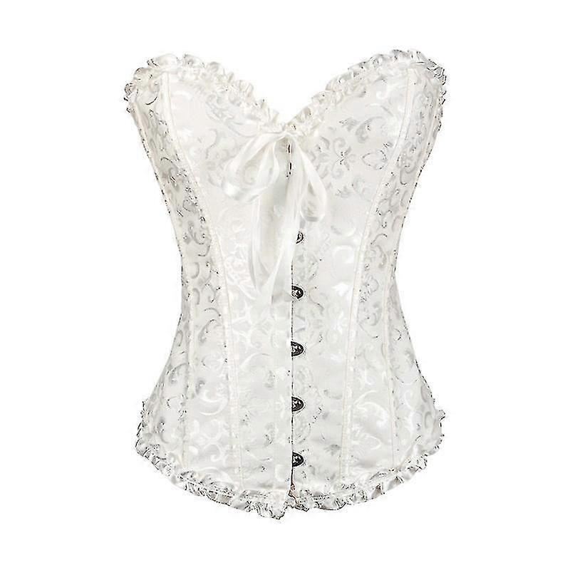 Tube Top Jacquard Gothic Palace Corset Waistcoat Shapewear Corset