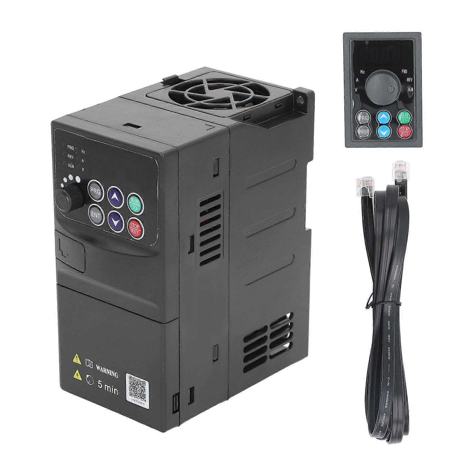 2,2 kW Frequenzumrichter 3 Phasen 320460V Eingang 0380V Ausgangsvektor Frequenzumrichter mit 1,5 m Kabel