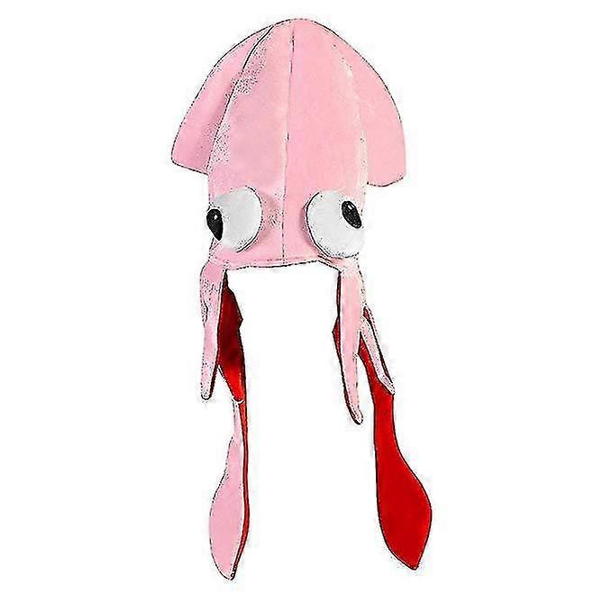 Chapeau de calmar de velours coloré Chapeau de pieuvre Performance de danse Accessoires sous la mer Joyeux anniversaire Chapeaux de pieuvre