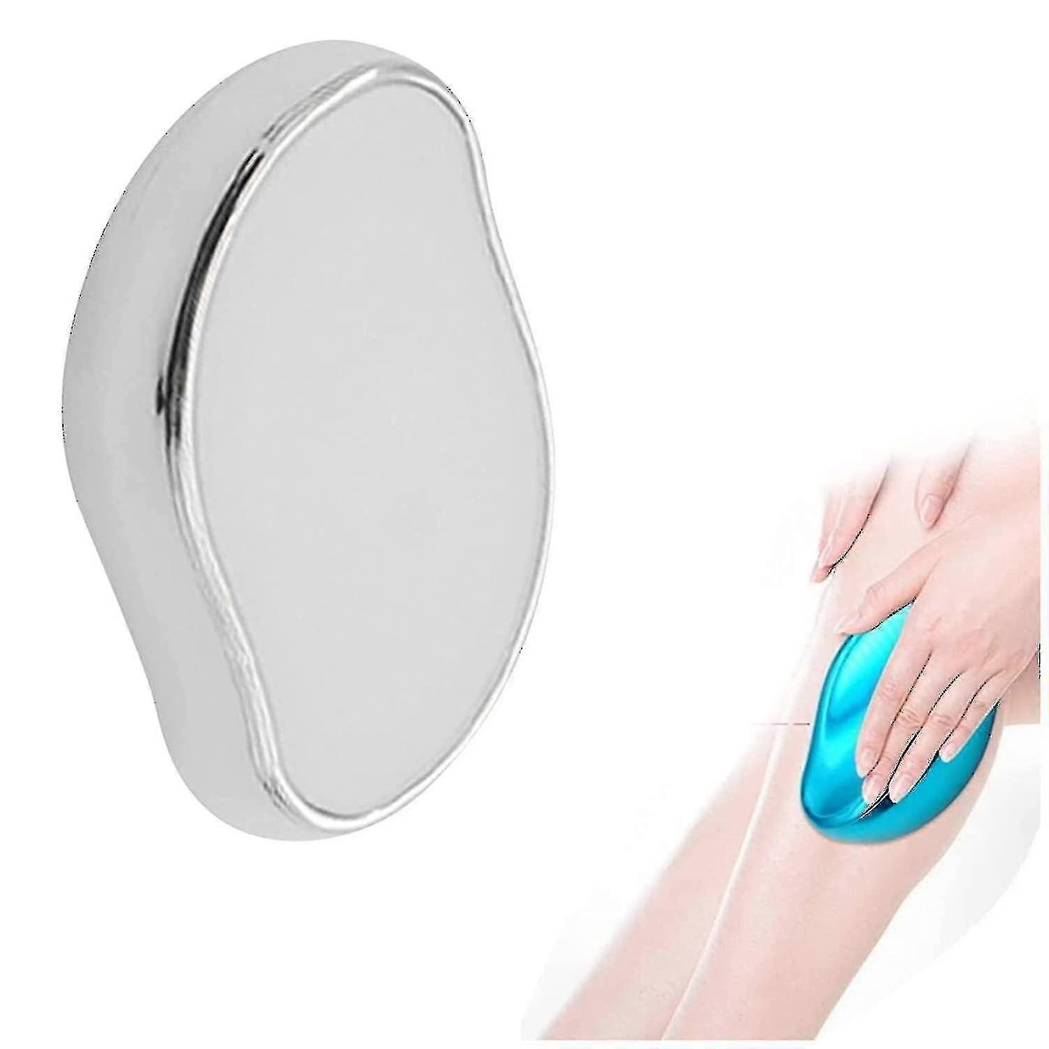 ممحاة الشعر الكريستالية، مزيل الشعر السريع السهل لتقشير البشرة، إزالة الشعر دون حلاقة، قص الألم