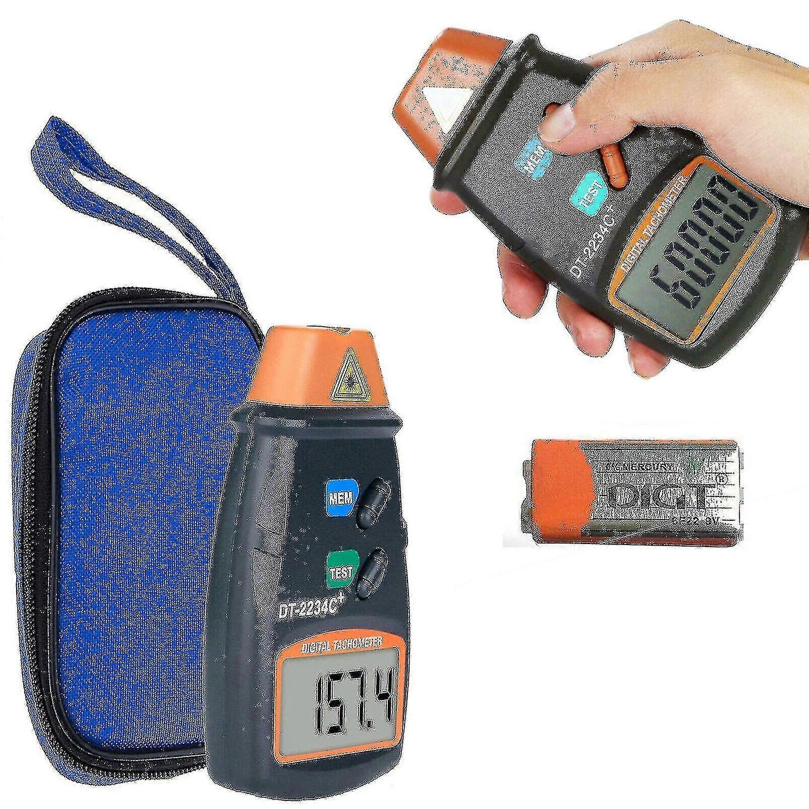 Digitaler Tachometer Foto Non Rpm Tach Meter Speed Gau Neu