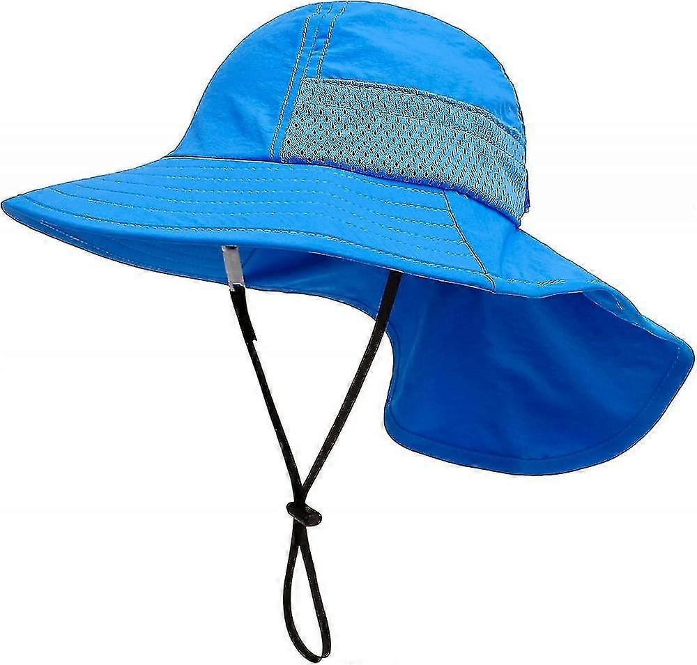 Blue(m)baby Sun Hat Girl Boy Neck Cap