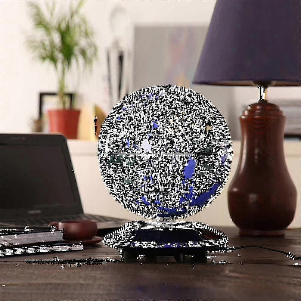 Magnetischer Globus, Levitation Floating Rotating Wireless Transmission Touch Control 6 "Blue Globe Ufo Plattform Induktion Led Home Decor UK Version Yanlie