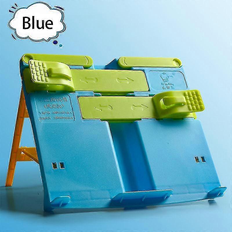 Adjustable Reading Book Stand Portable Non-slip Metal Folding Textbooks Tablet