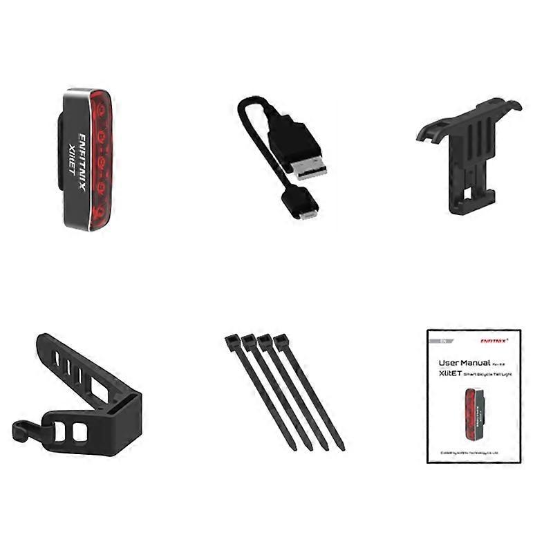XfitET Auto Start Stop Brake Sensing Flashlight for Smart Bike Tail Light