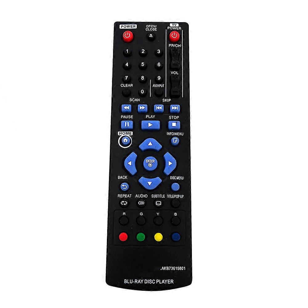 New AKB73615801 Replace Remote Control for LG Blu-Ray Disc DVD Player BD220 BD630 BP125 BP125N BP135W-N BP200 BP220 BP220N