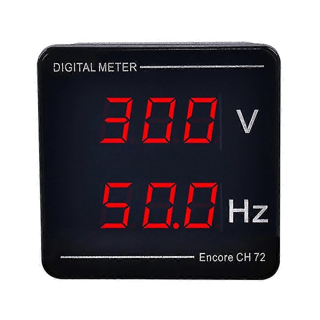 Voltage & Frequency Meter Digital Display 50-500v 10-99.9hz Quick Installation