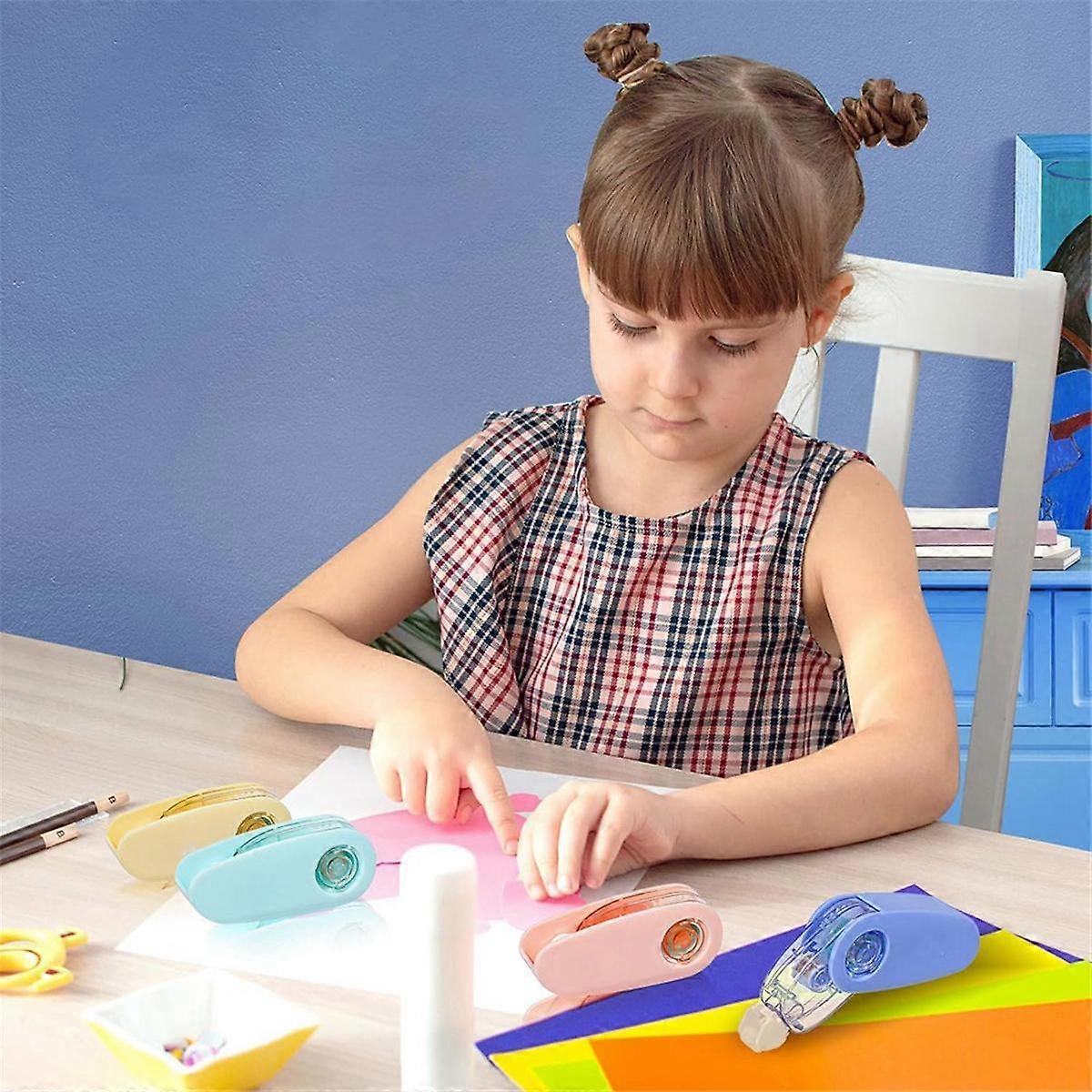 8 PCS Double Sided Tape Roller, Adhesive Scrapbook Tape Roller 80 Ft Tape Runner Foldable Tapes