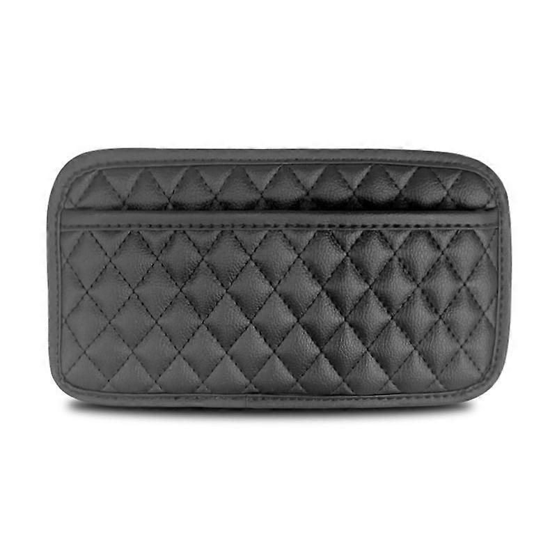 PU Leather Car Storage Pocket Seat Back/Door/Center Console Organizer for Small Stuff Car Storage Bag Universal for All Vehicles