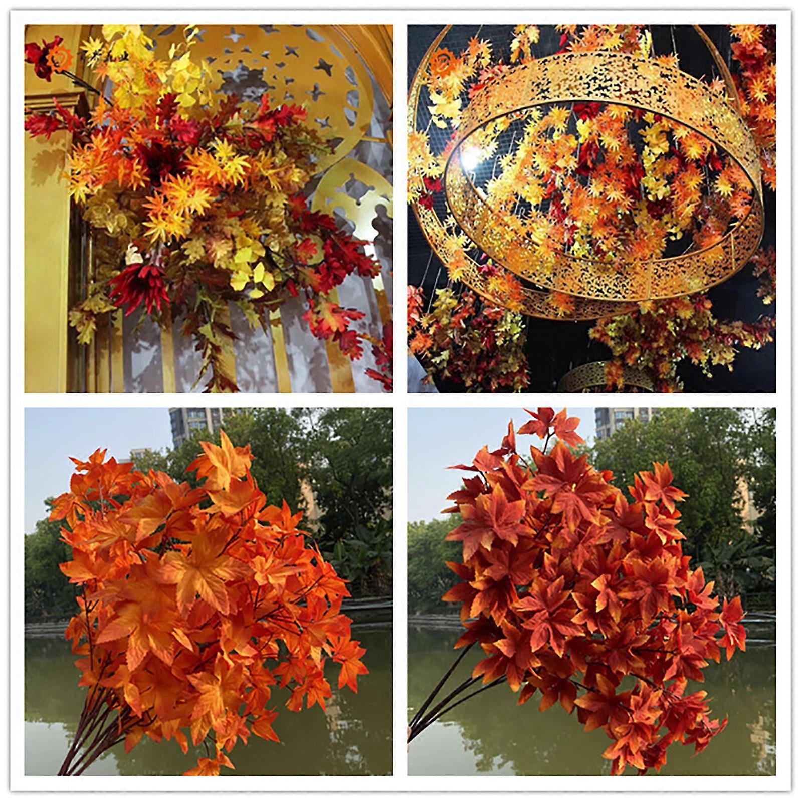 Simulate Maple Leaf Red Maple Leaf interior decorare de nunta