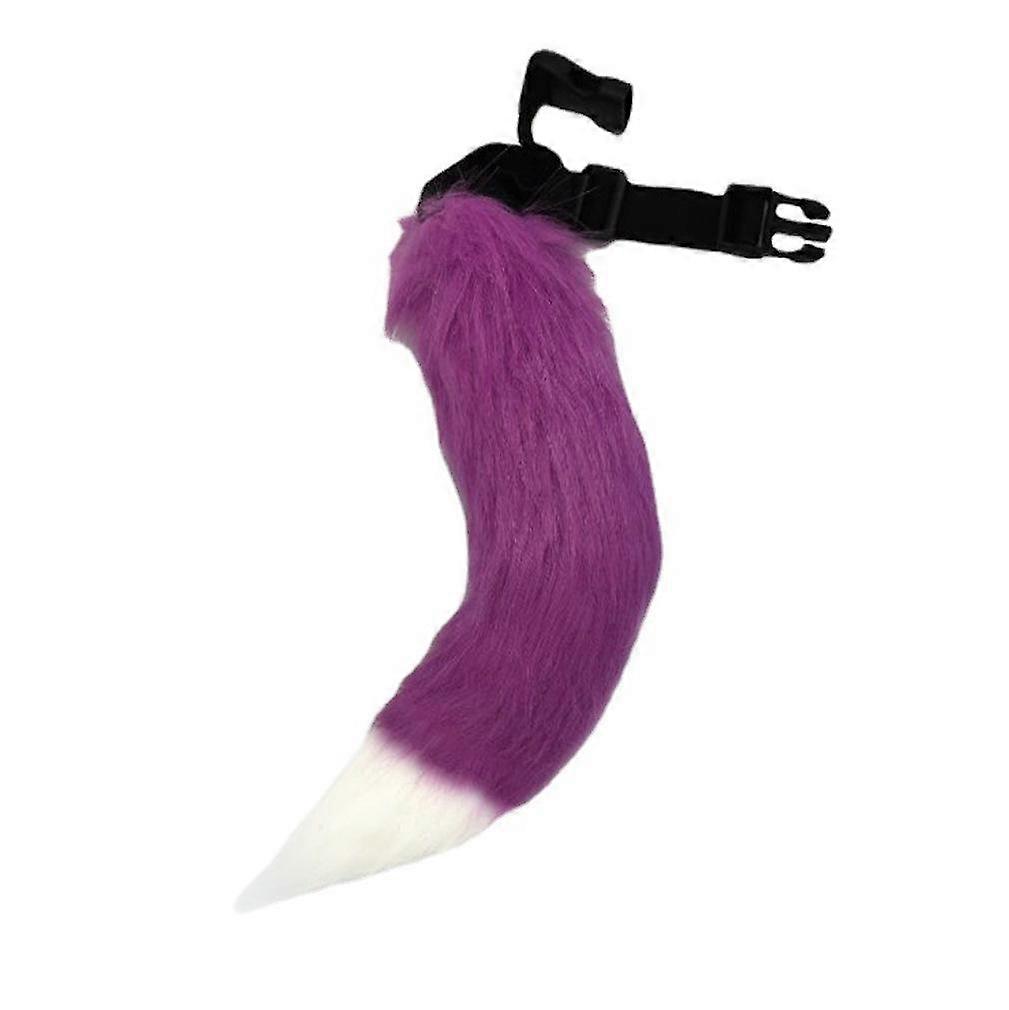 Halloween Artificial Fox Tail Plush Faux Fur Tail Cosplay Props for Carnival
