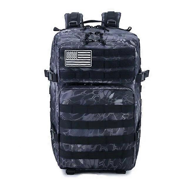 45L Tactical Backpack Military Pack 3P Assault Bag Men Army Outdoor Knapsack Waterproof Climbing Rucksack Camping Hiking Mochila Backpacks