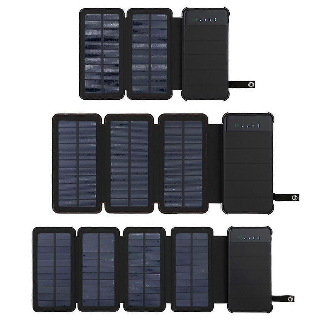 Foldable Dual Usb Solar Panel Power Bank