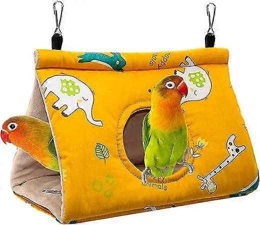 Parrot Hammock Nest Warm Soft Plush Hammock Cage Hanging Tent Suitable For Gray Parrot Amazon Eclectic And Other Medium Large Parrot
