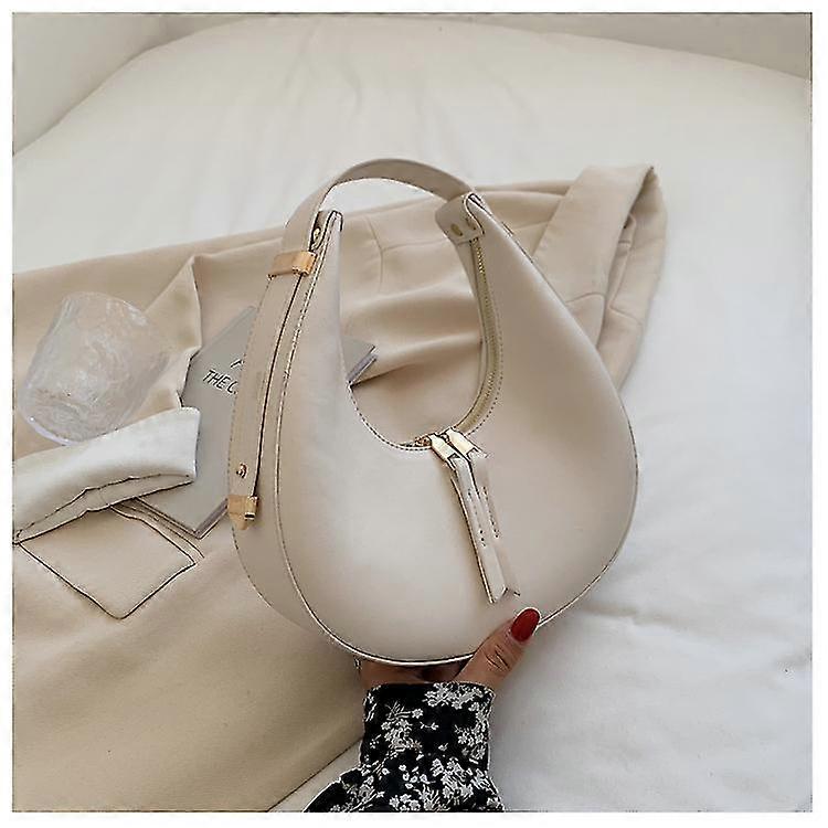 Fashion Single-shoulder Bag Storage Bag White