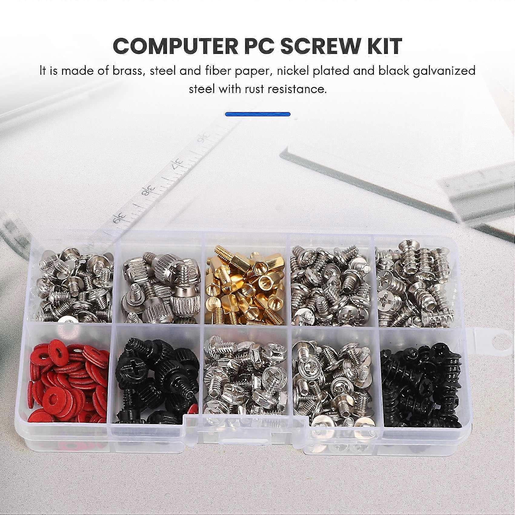 360pcs Personal Computer Screw,pc Case Screws,motherboard Standoffs For Hard Drive Pc Case Motherbo