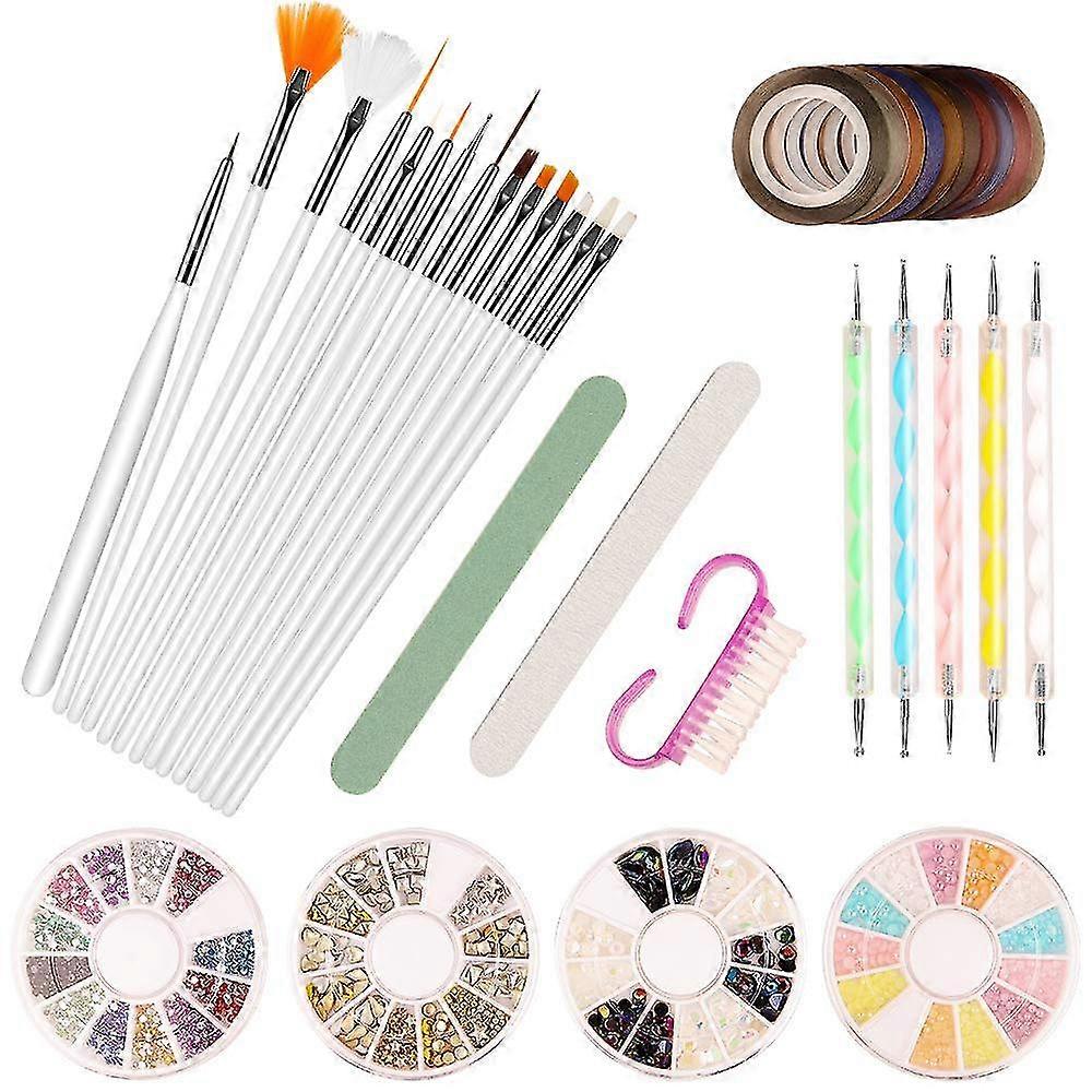 Manicure Tools With Nail Brush