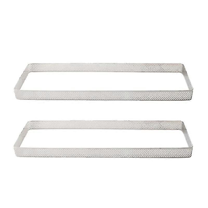 長方形のステンレス製タルトレット型 フレンチデザートムース フルーツパイ タルトリング キッシュケーキ型