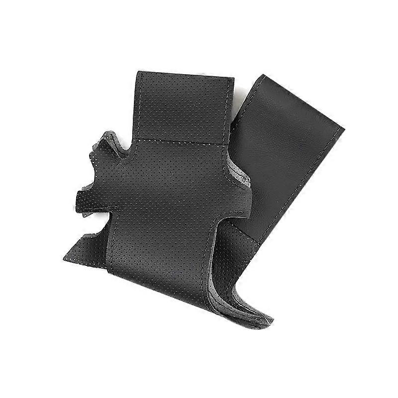 Car Steering Wheel Cover For BMW 3 5 Series E36 E46 E39 X3 E83 X5 E53 Perforated Microfiber Leather Braid w/ Needles & Threads