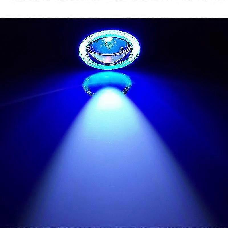 2pcs מכונית ערפל אור עיני מלאך טבעת הילה עגול led פנסים קדמיים אוניברסלי מנורת נהיגה tw
