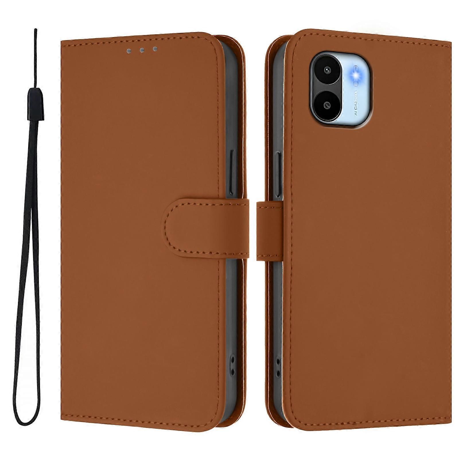 Solid Color PU Case For Redmi A1 4G Global / A2 4G