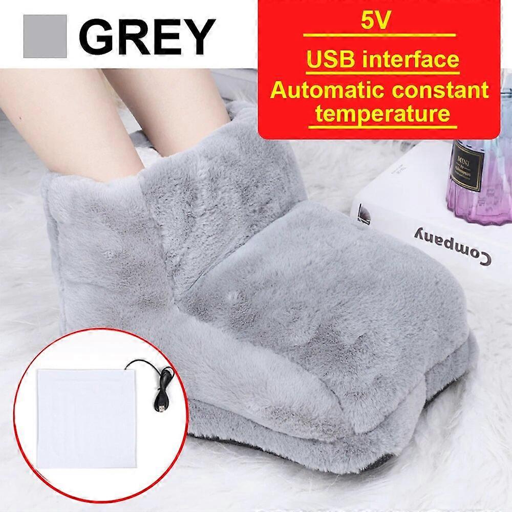 Electric Foot Warmer Heater Slipper USB Charging Power Saving Soft